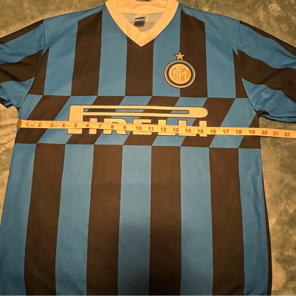 Romelu Lukaku #9 Inter Miami Jersey | Blue & Black Stripes | Rare Soccer Shirt - Picture 5 of 6